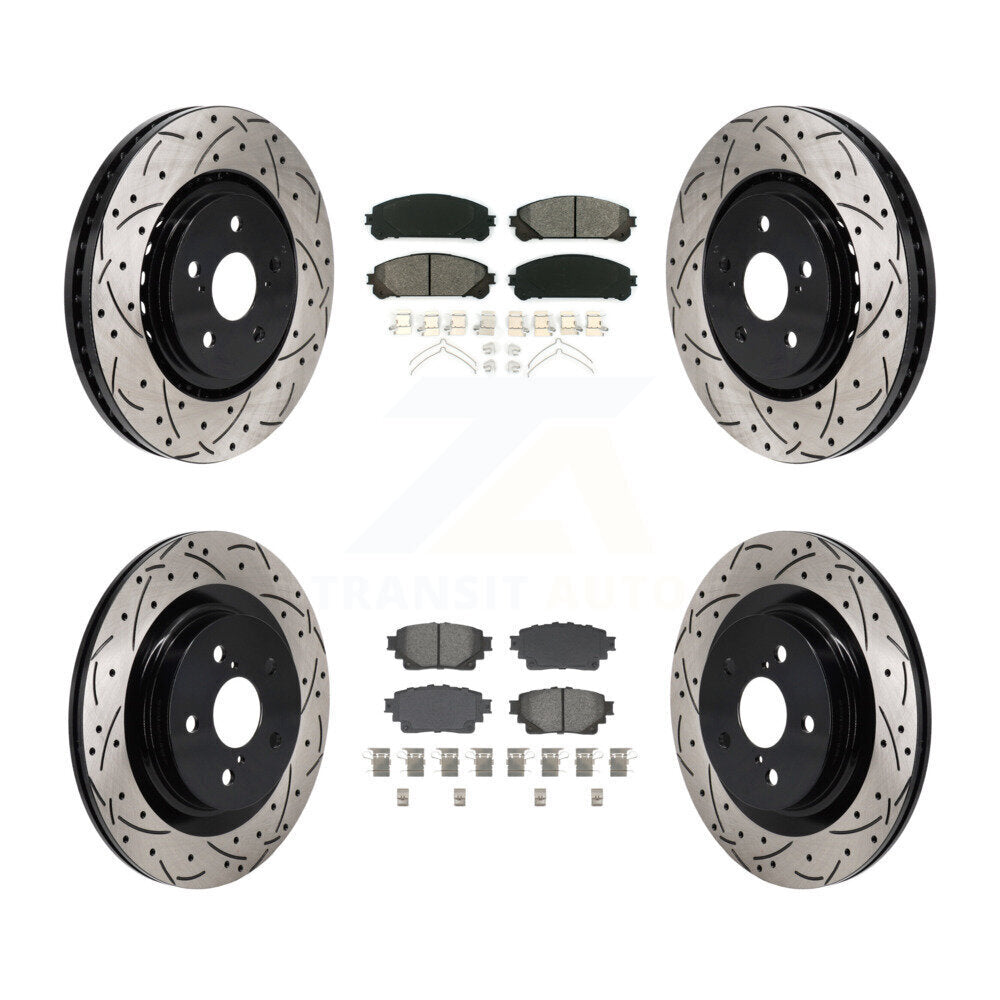 Transit Auto KDS-101157 Disc Brake Kit for 2021-2023 Lexus RZ450e, Subaru Solterra and More - Front and Rear