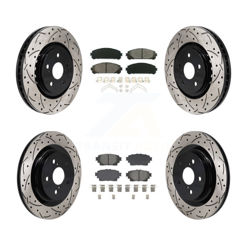Transit Auto KDS-101157 Disc Brake Kit for 2021-2023 Lexus RZ450e, Subaru Solterra and More - Front and Rear