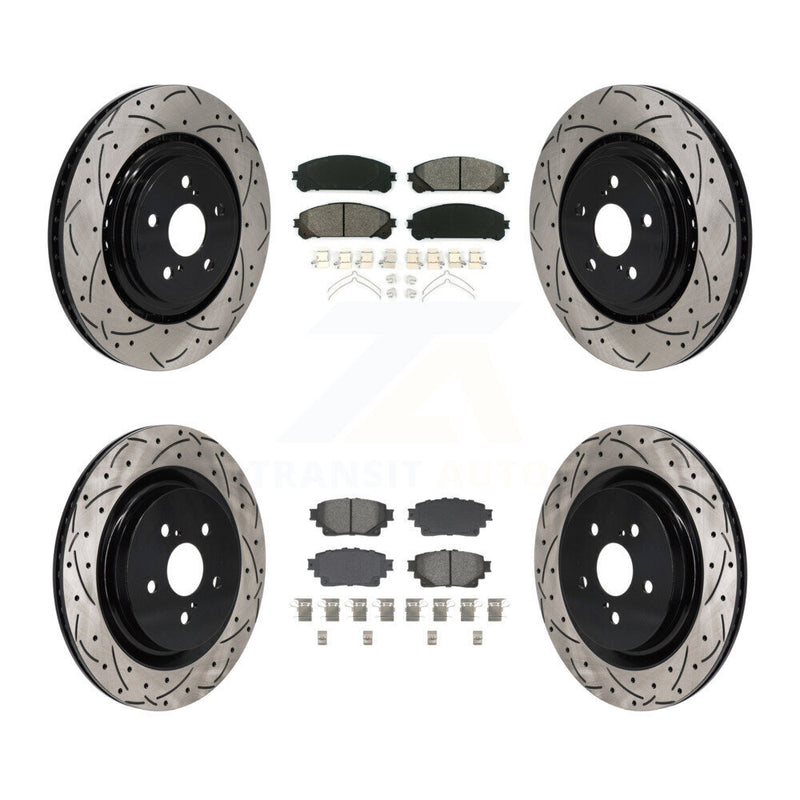 Transit Auto KDS-101158 Disc Brake Kit for 2020-2022 Toyota Highlander - Front and Rear