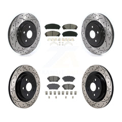 Transit Auto KDS-101159 Disc Brake Kit for 2022-2023 Toyota Crown, Lexus NX250 and More - Front and Rear