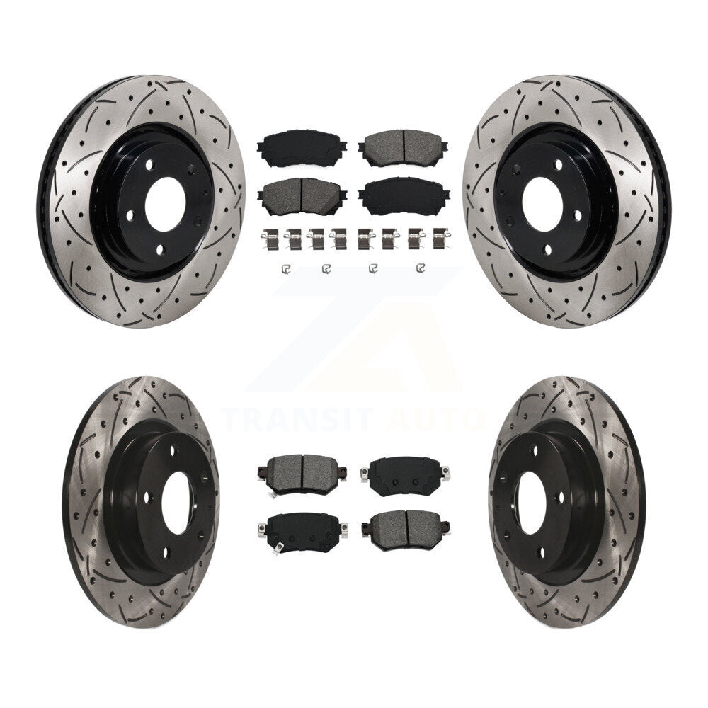 Transit Auto KDS-101160 Disc Brake Kit for 2021 Mazda 6 - Front and Rear