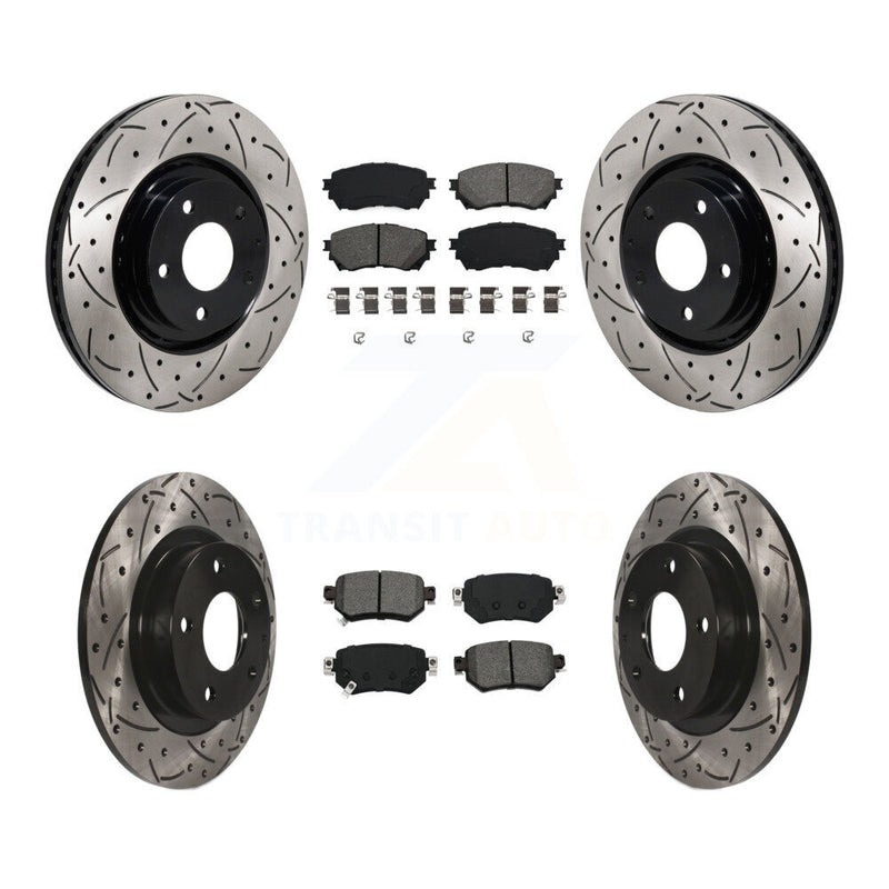 Transit Auto KDS-101160 Disc Brake Kit for 2021 Mazda 6 - Front and Rear