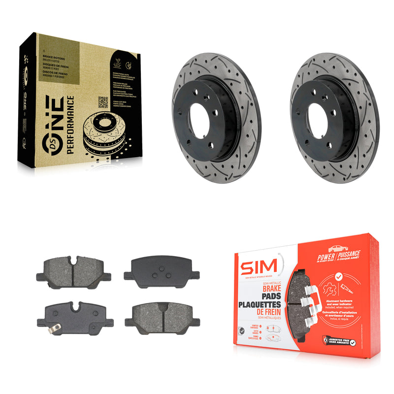 Transit Auto KDS-101161 Disc Brake Kit for 2020-2024 Chevrolet Trailblazer, Buick Encore GX - Rear