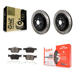 Transit Auto KDS-101162 Disc Brake Kit for 2019-2023 Ford Edge, Lincoln Nautilus - Rear