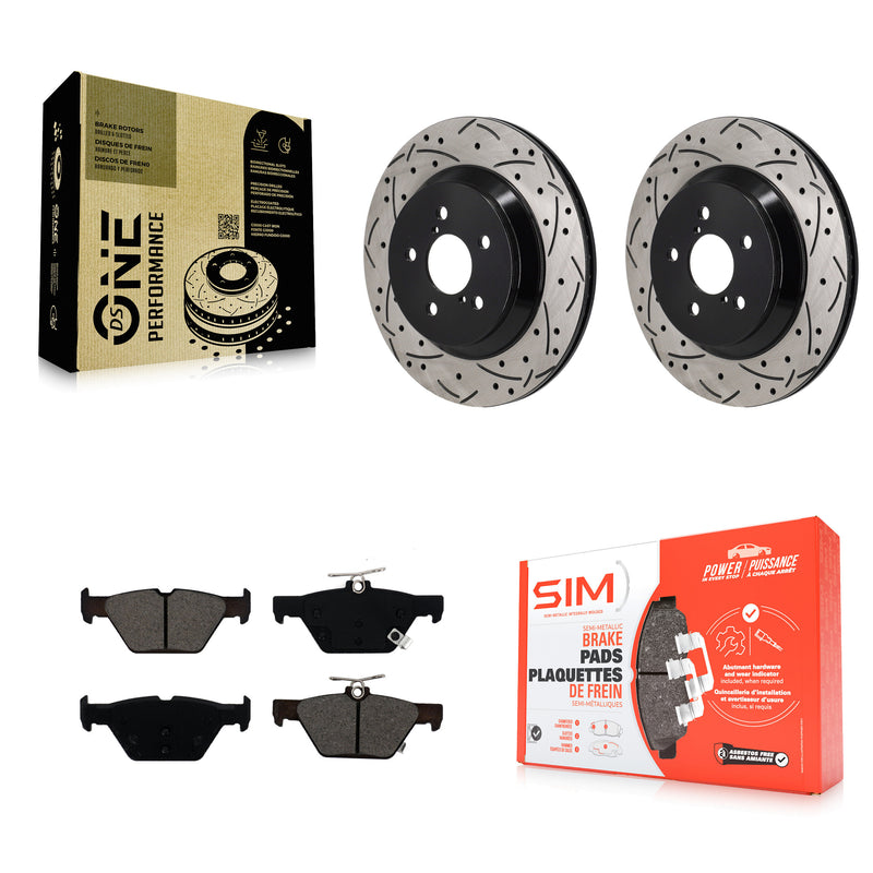 Transit Auto KDS-101175 Disc Brake Kit for 2021-2023 Subaru Crosstrek - Rear