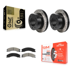 Transit Auto KDS-101176 Disc Brake Kit for 2011-2019 Chevrolet Silverado 3500 HD, GMC Sierra 3500 HD - Rear