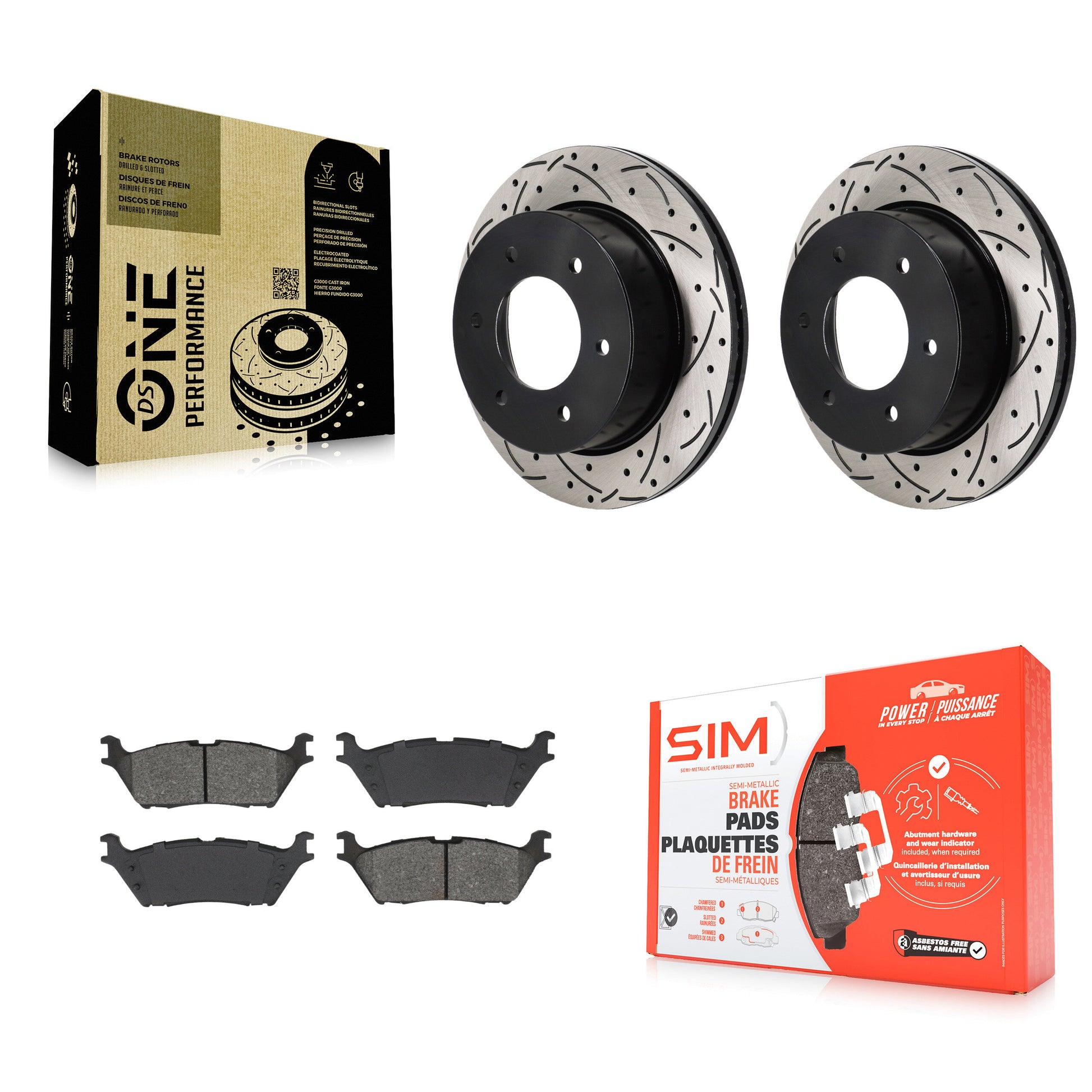 Transit Auto KDS-101178 Disc Brake Kit for 2022-2023 Ford Bronco - Rear