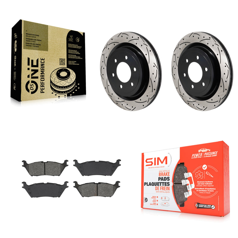 Transit Auto KDS-101179 Disc Brake Kit for 2021-2025 Ford F-150 Lightning, Ford F-150 - Rear