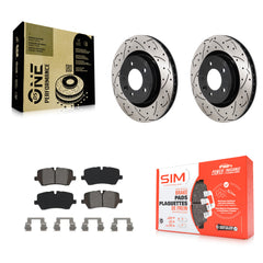 Transit Auto KDS-101182 Disc Brake Kit for 2018-2024 Land Rover Discovery, Land Rover Range Rover - Rear