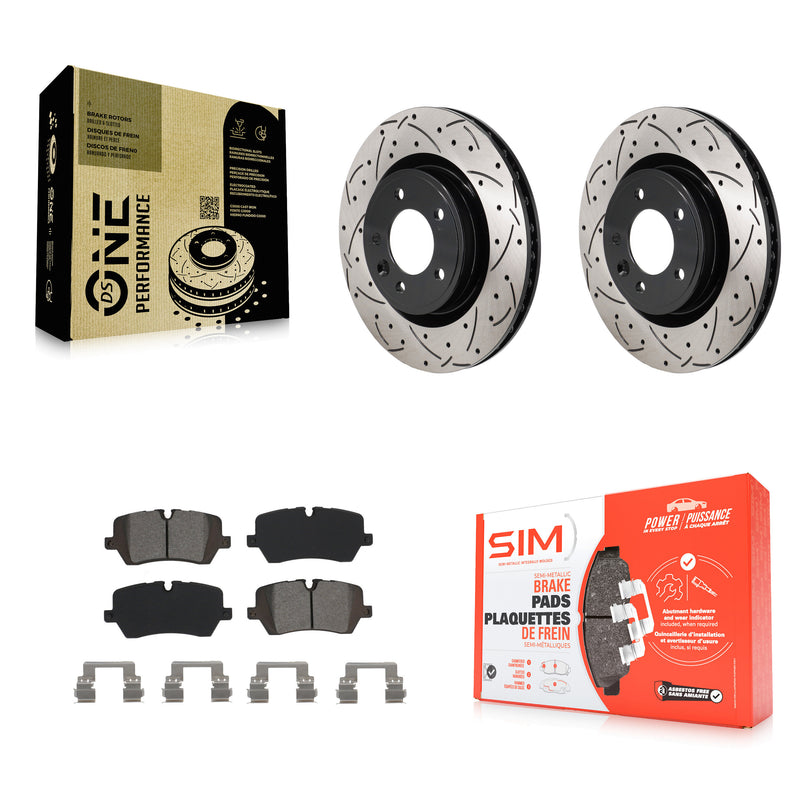 Transit Auto KDS-101182 Disc Brake Kit for 2018-2024 Land Rover Discovery, Land Rover Range Rover - Rear