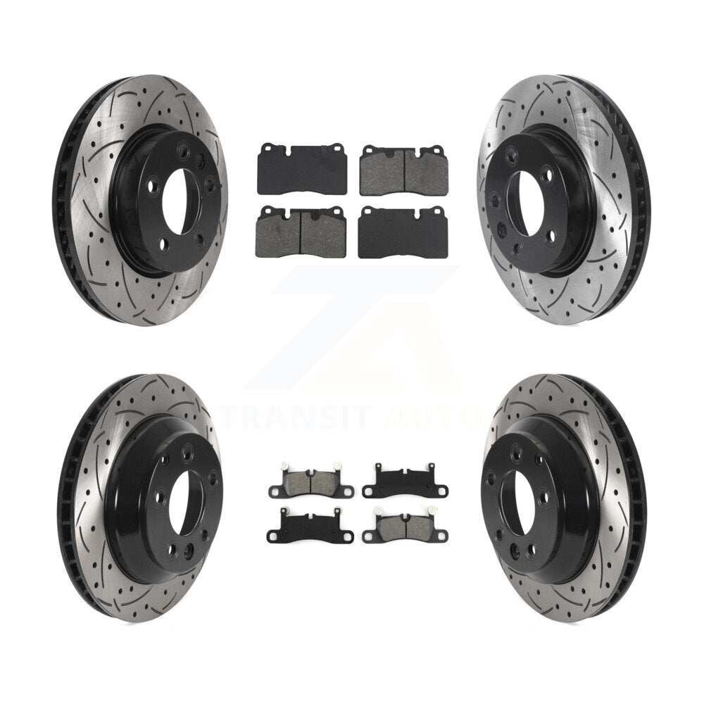 Transit Auto KDS-101191 Disc Brake Kit for 2011-2017 Volkswagen Touareg - Front and Rear