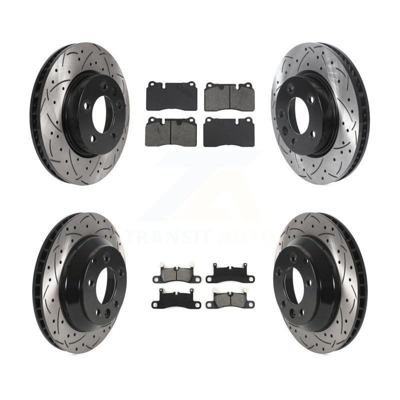 Transit Auto KDS-101191 Disc Brake Kit for 2011-2017 Volkswagen Touareg - Front and Rear