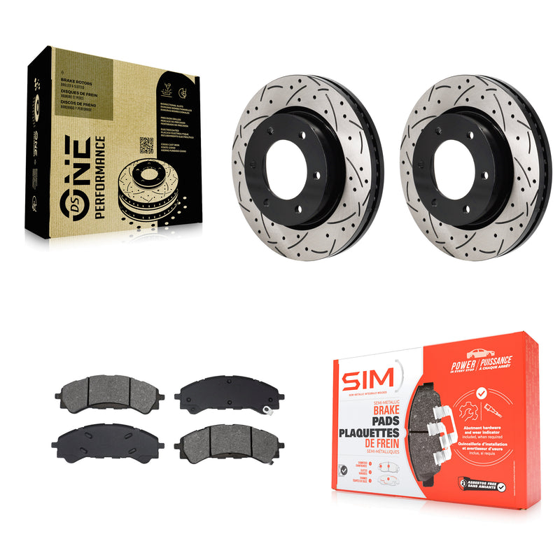 Transit Auto KDS-101193 Disc Brake Kit for 2019-2024 Ford Ranger, Ford Bronco - Front