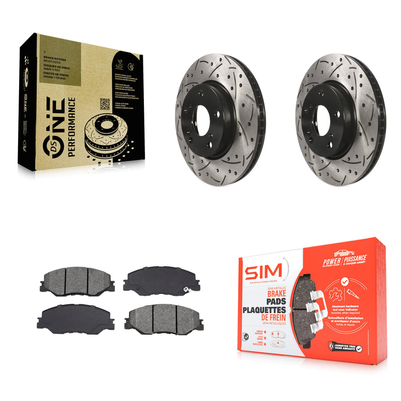 Transit Auto KDS-101194 Disc Brake Kit for 2019-2024 Honda Civic, Honda Insight - Front