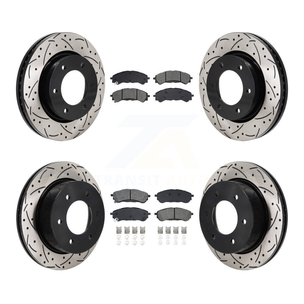 Transit Auto KDS-101195 Disc Brake Kit for 2019-2023 Ford Ranger - Front and Rear