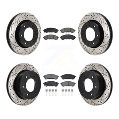 Transit Auto KDS-101195 Disc Brake Kit for 2019-2023 Ford Ranger - Front and Rear