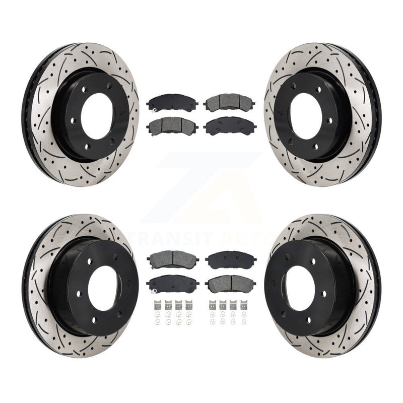 Transit Auto KDS-101195 Disc Brake Kit for 2019-2023 Ford Ranger - Front and Rear