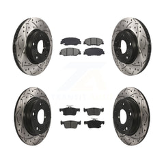 Transit Auto KDS-101196 Disc Brake Kit for 2022-2024 Honda Civic - Front and Rear