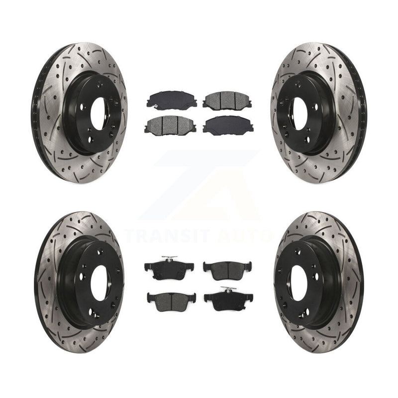 Transit Auto KDS-101196 Disc Brake Kit for 2022-2024 Honda Civic - Front and Rear