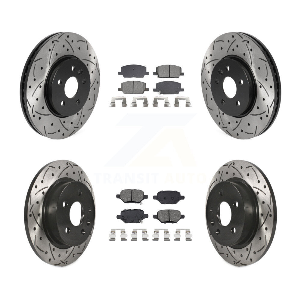 Transit Auto KDS-101197 Disc Brake Kit for 2018-2022 Chevrolet Trax, Buick Encore - Front and Rear