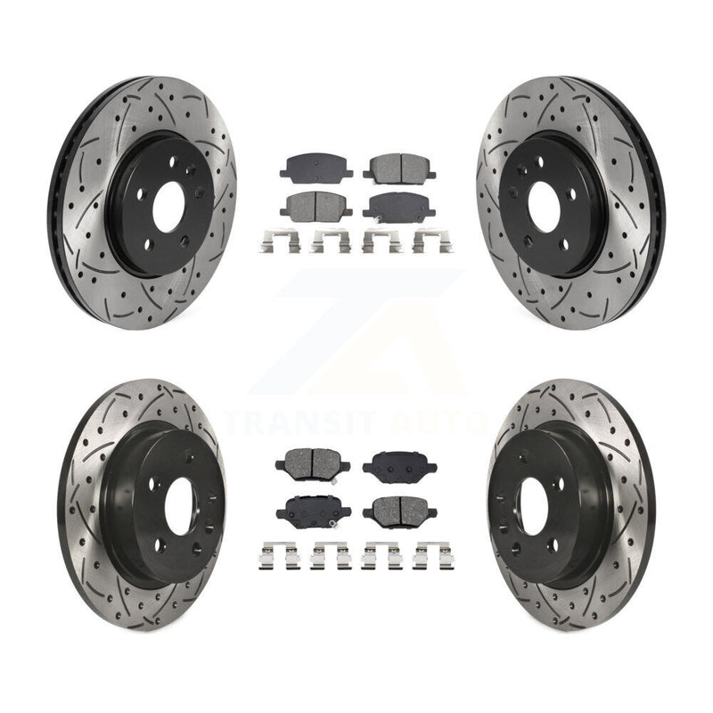 Transit Auto KDS-101197 Disc Brake Kit for 2018-2022 Chevrolet Trax, Buick Encore - Front and Rear