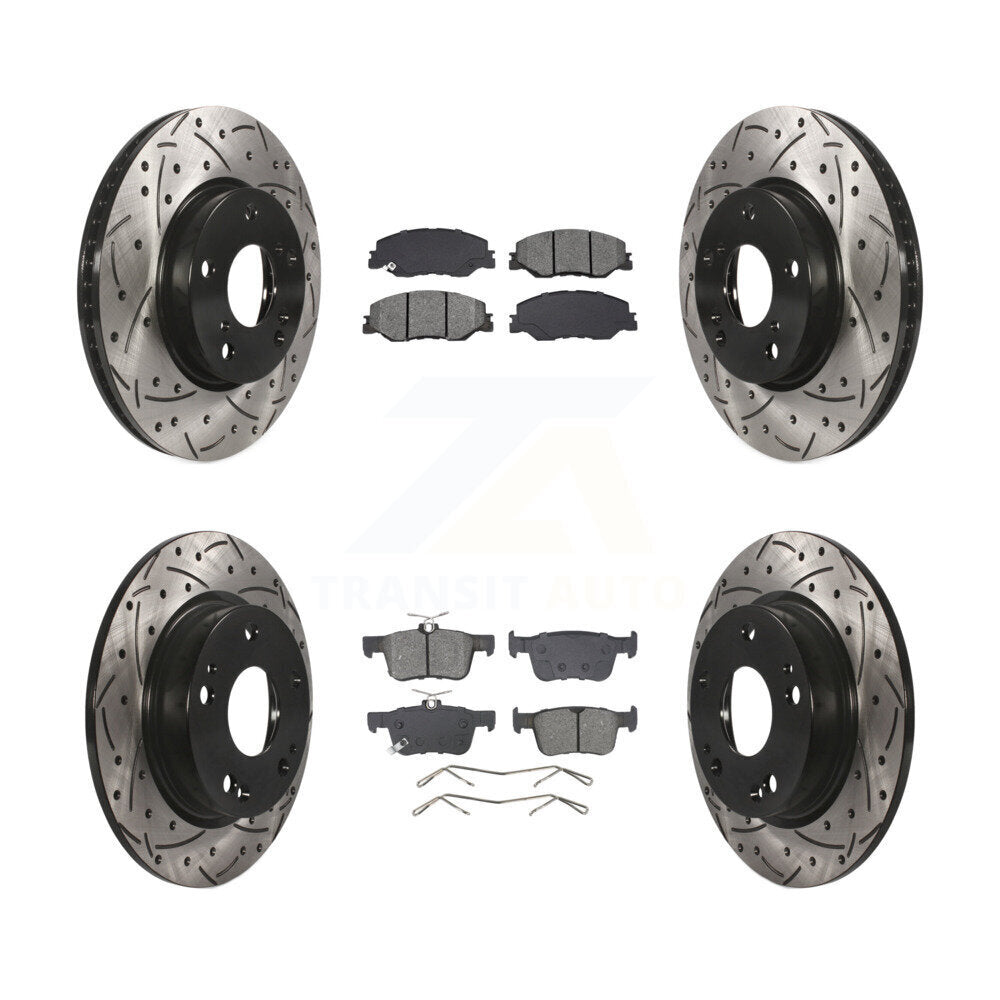 Transit Auto KDS-101198 Disc Brake Kit for 2019-2022 Honda Insight - Front and Rear