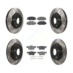 Transit Auto KDS-101198 Disc Brake Kit for 2019-2022 Honda Insight - Front and Rear