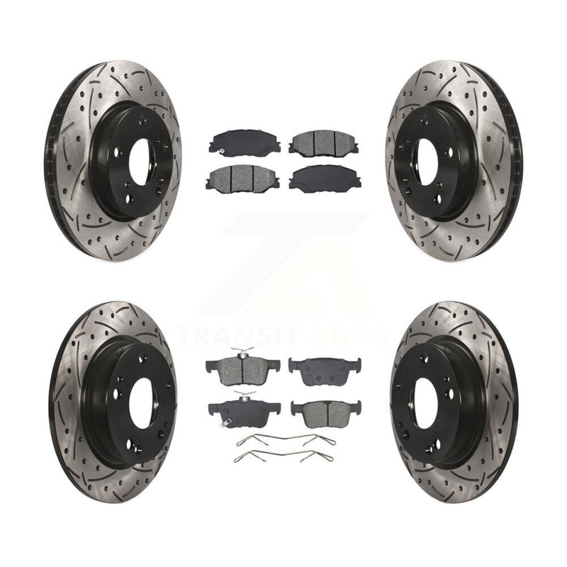 Transit Auto KDS-101198 Disc Brake Kit for 2019-2022 Honda Insight - Front and Rear