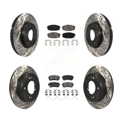 Transit Auto KDS-101199 Disc Brake Kit for 2018-2023 Hyundai Kona, Kia Seltos - Front and Rear