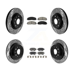 Transit Auto KDS-101202 Disc Brake Kit for 2021 Jeep Wrangler - Front and Rear