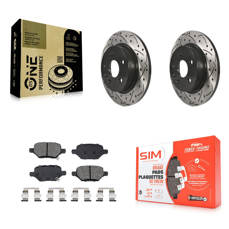 Transit Auto KDS-101204 Disc Brake Kit for 2018-2022 Buick Encore, Chevrolet Trax - Rear