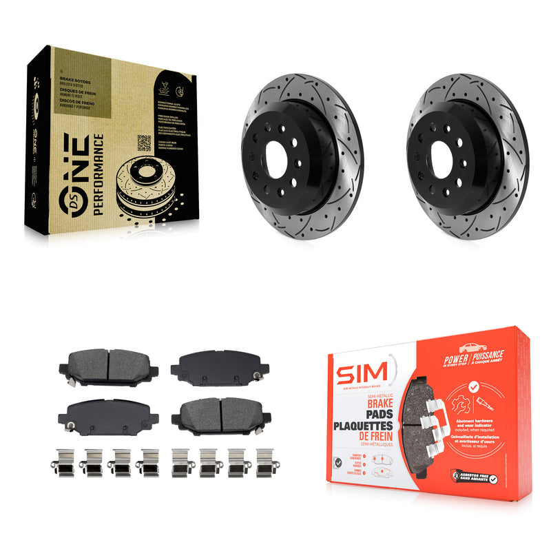 Transit Auto KDS-101205 Disc Brake Kit for 2018-2020 Jeep Wrangler - Rear