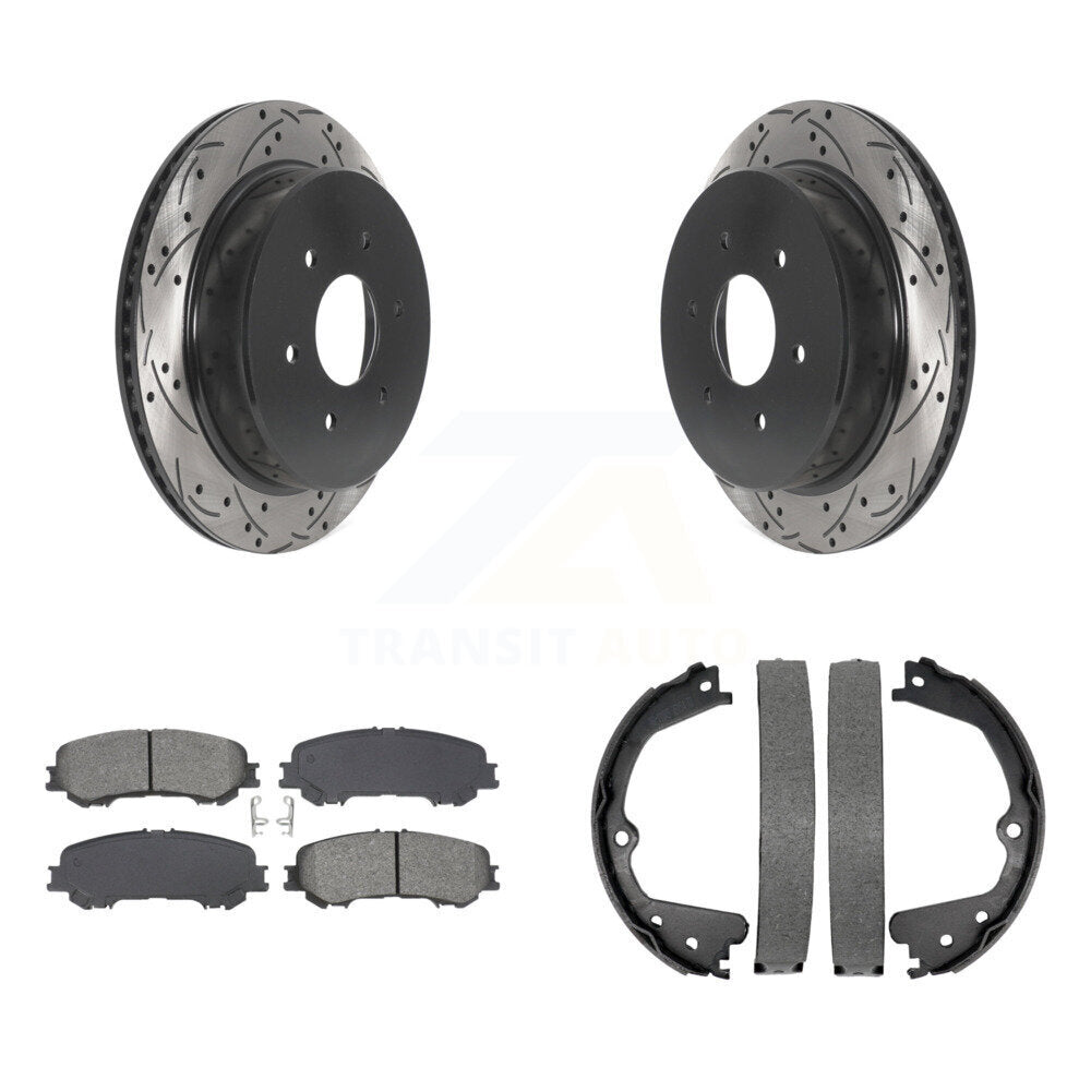 Transit Auto KDS-101210 Disc Brake Kit for 2017-2023 Nissan TITAN - Rear