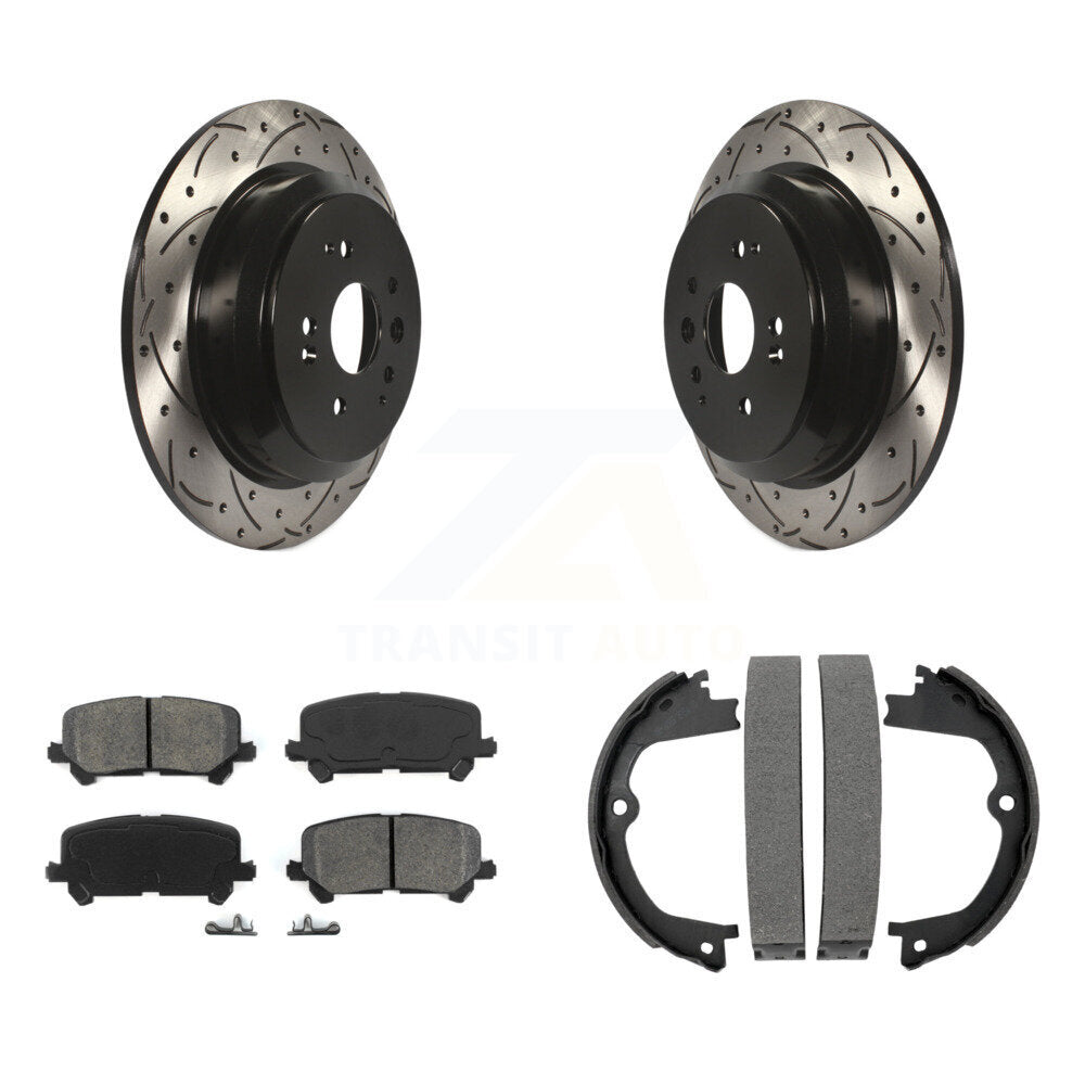 Transit Auto KDS-101213 Disc Brake Kit for 2014-2016 Acura MDX - Rear