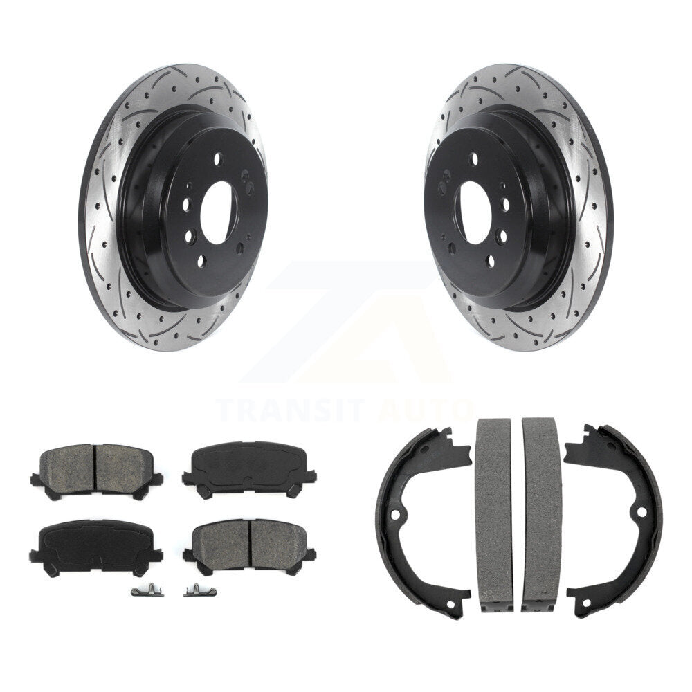 Transit Auto KDS-101214 Disc Brake Kit for 2016-2024 Honda Passport, Honda Ridgeline, Honda Pilot - Rear
