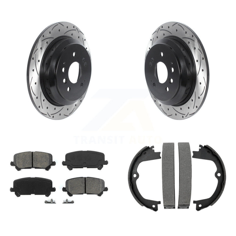 Transit Auto KDS-101214 Disc Brake Kit for 2016-2024 Honda Passport, Honda Ridgeline, Honda Pilot - Rear