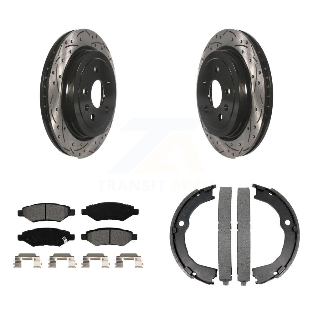 Transit Auto KDS-101215 Disc Brake Kit for 2008-2015 Cadillac CTS, Chevrolet Camaro - Rear