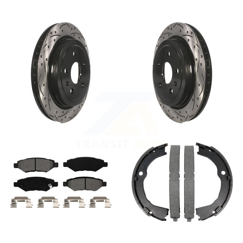 Transit Auto KDS-101215 Disc Brake Kit for 2008-2015 Cadillac CTS, Chevrolet Camaro - Rear