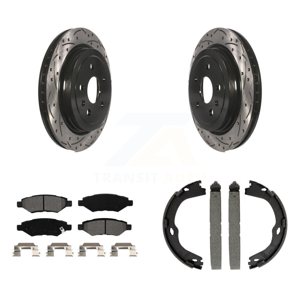 Transit Auto KDS-101217 Disc Brake Kit for 2014 Cadillac CTS - Rear