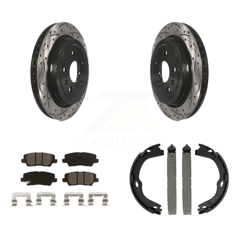 Transit Auto KDS-101219 Disc Brake Kit for 2015-2019 Cadillac CTS - Rear