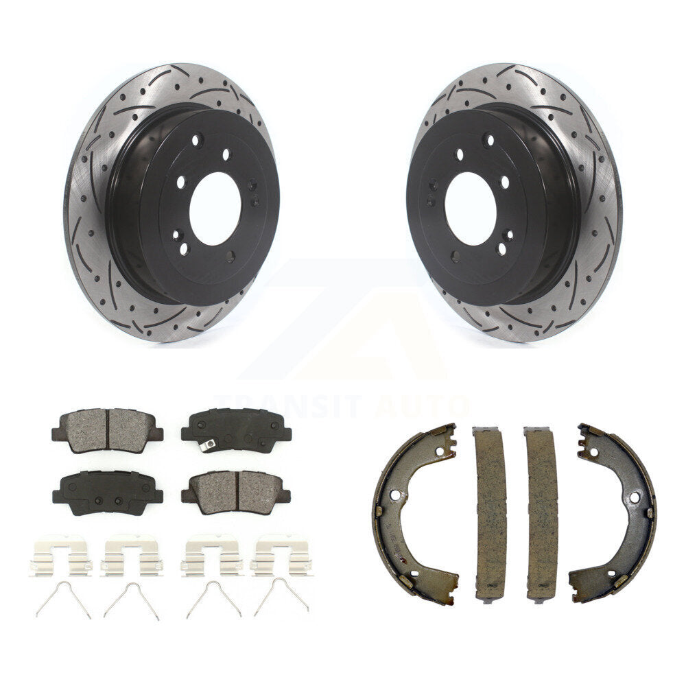 Transit Auto KDS-101220 Disc Brake Kit for 2016-2022 Hyundai Tucson, Kia Sportage - Rear