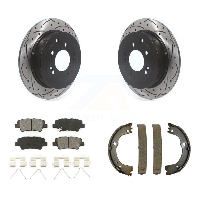 Transit Auto KDS-101220 Disc Brake Kit for 2016-2022 Hyundai Tucson, Kia Sportage - Rear