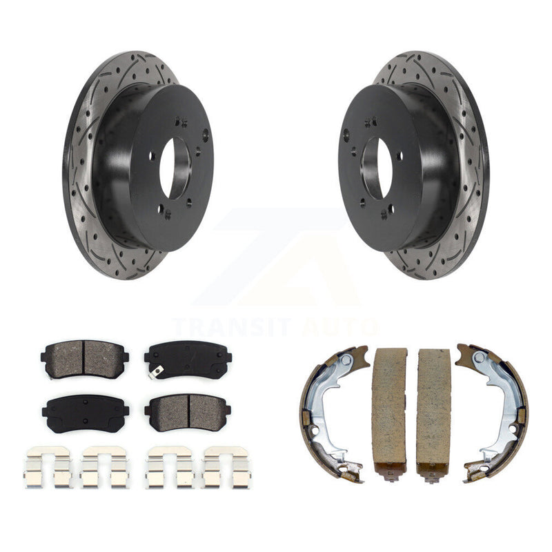 Transit Auto KDS-101222 Disc Brake Kit for 2010-2016 Kia Sportage, Hyundai Tucson - Rear