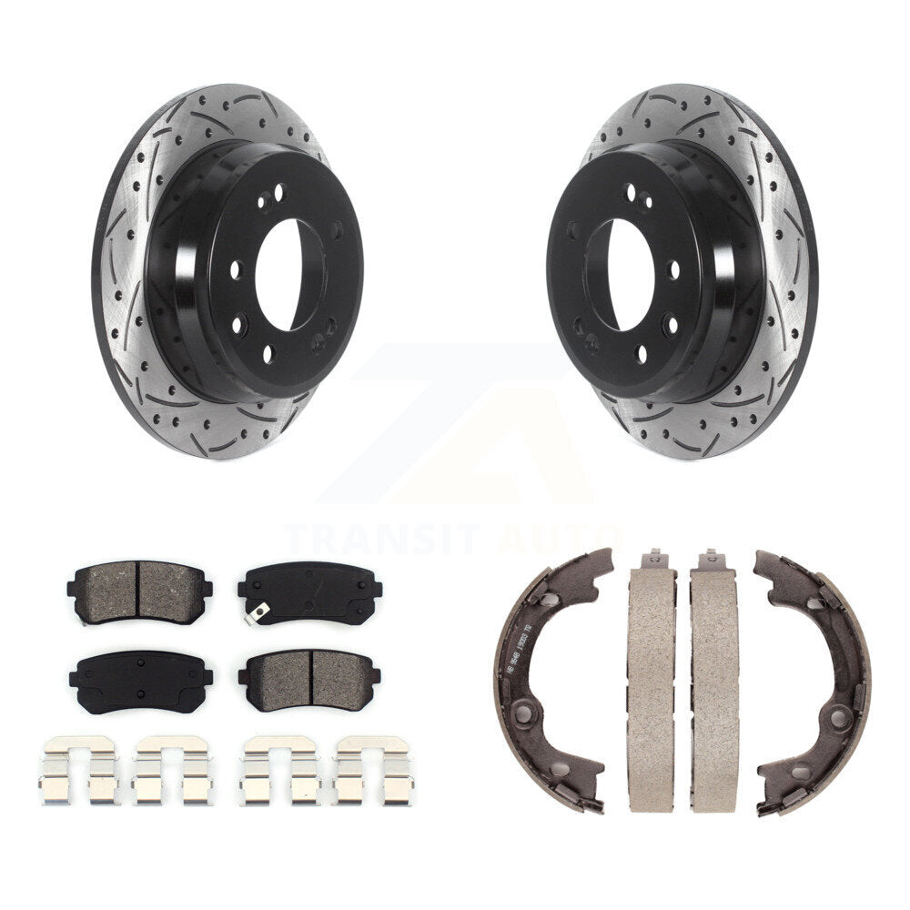 Transit Auto KDS-101223 Disc Brake Kit for 2009-2015 Hyundai Elantra, Hyundai Tucson - Rear