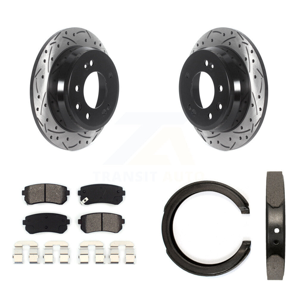 Transit Auto KDS-101224 Disc Brake Kit for 2011-2016 Kia Sportage - Rear
