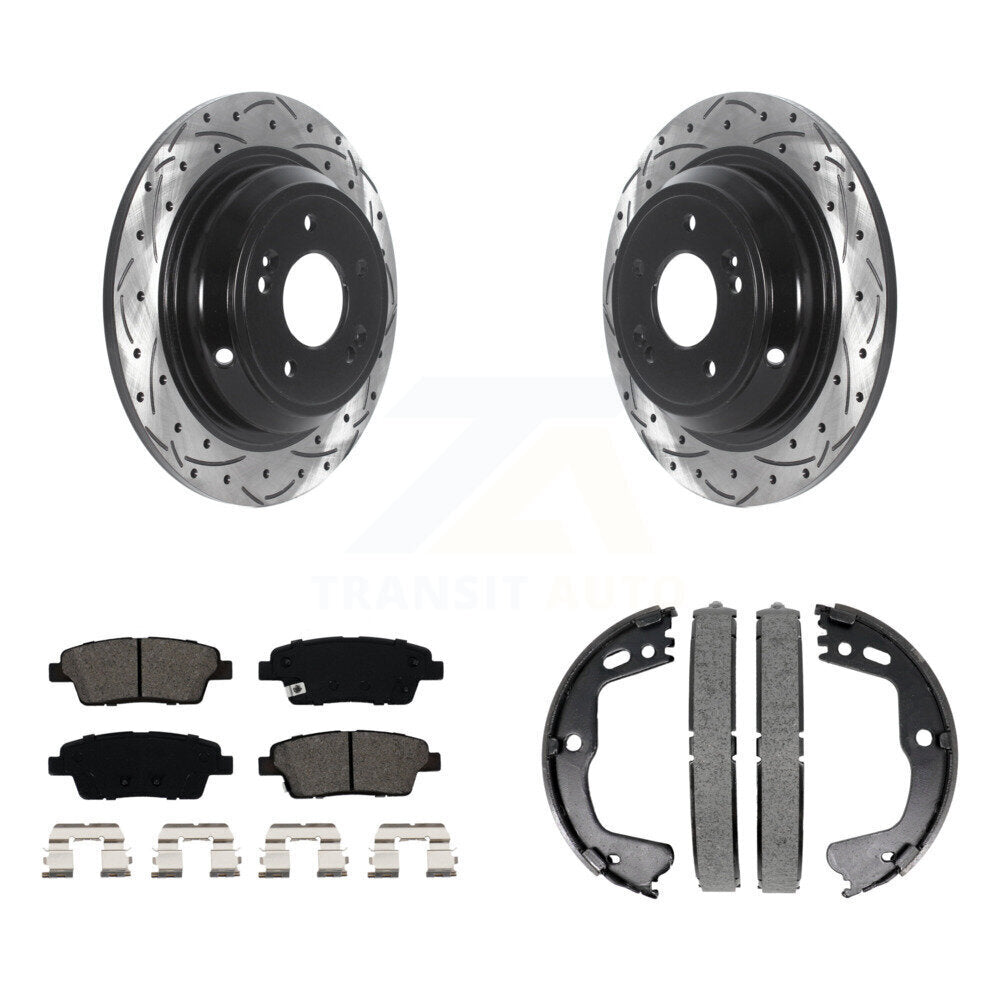 Transit Auto KDS-101225 Disc Brake Kit for 2015-2017 Genesis G80, Hyundai Genesis - Rear