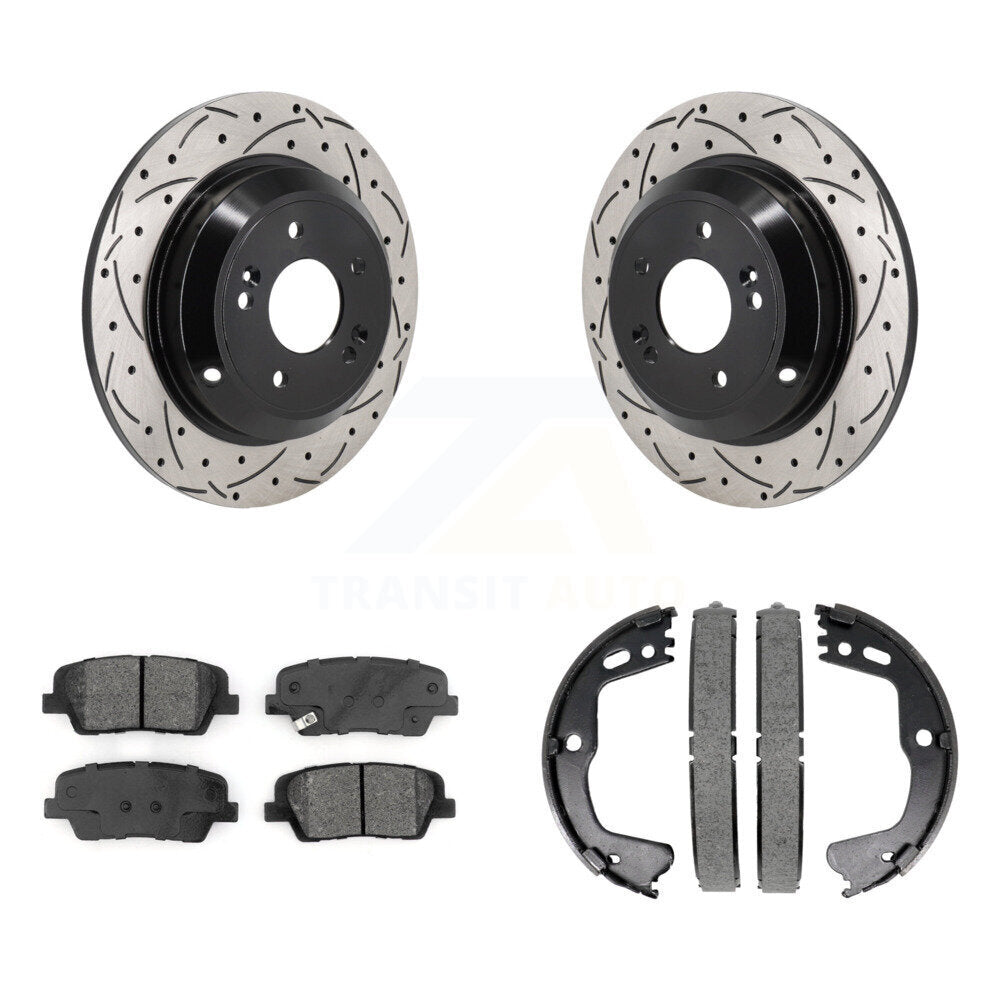 Transit Auto KDS-101227 Disc Brake Kit for 2018-2022 Genesis G70, Kia Stinger - Rear