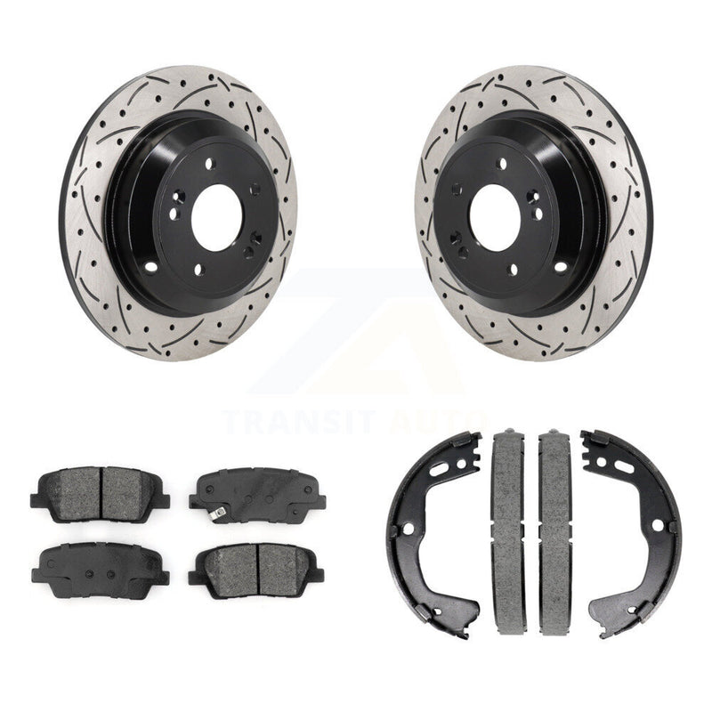 Transit Auto KDS-101227 Disc Brake Kit for 2018-2022 Genesis G70, Kia Stinger - Rear