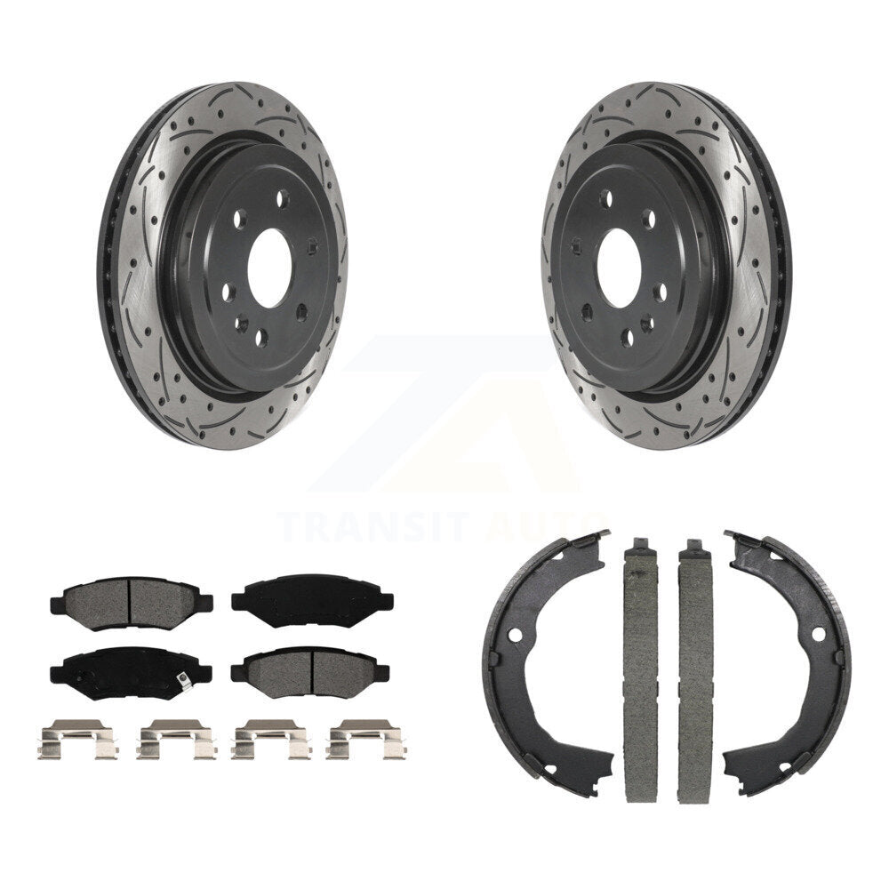Transit Auto KDS-101230 Disc Brake Kit for 2010-2016 Cadillac SRX - Rear