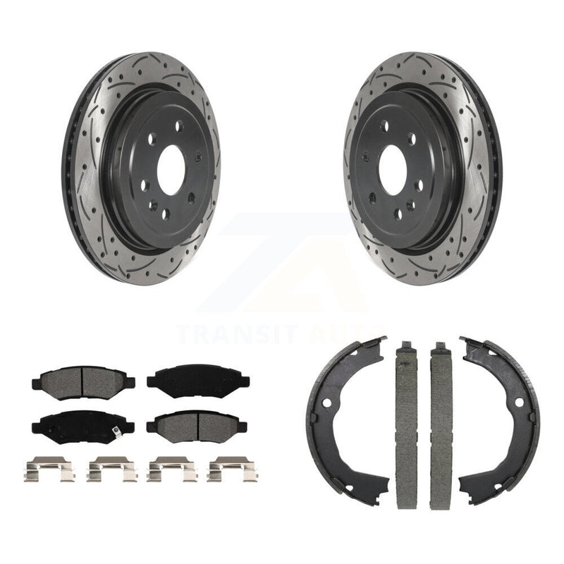 Transit Auto KDS-101230 Disc Brake Kit for 2010-2016 Cadillac SRX - Rear